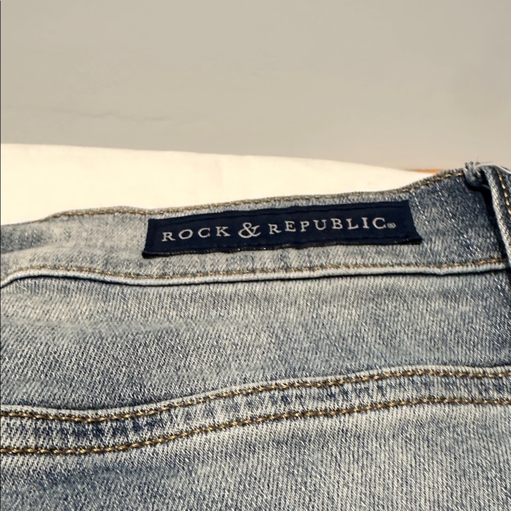Rock & Republic “Berlin” Skinny Jeans – Light Wash – Size 6M - Picture 4 of 8